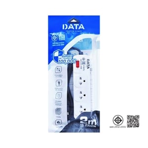 DATA Power Strip 3 Outlets 1 Switch Model PM3196