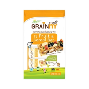 GRAINNY 15 Fruit & Cereal Bar 16g. x 5 units