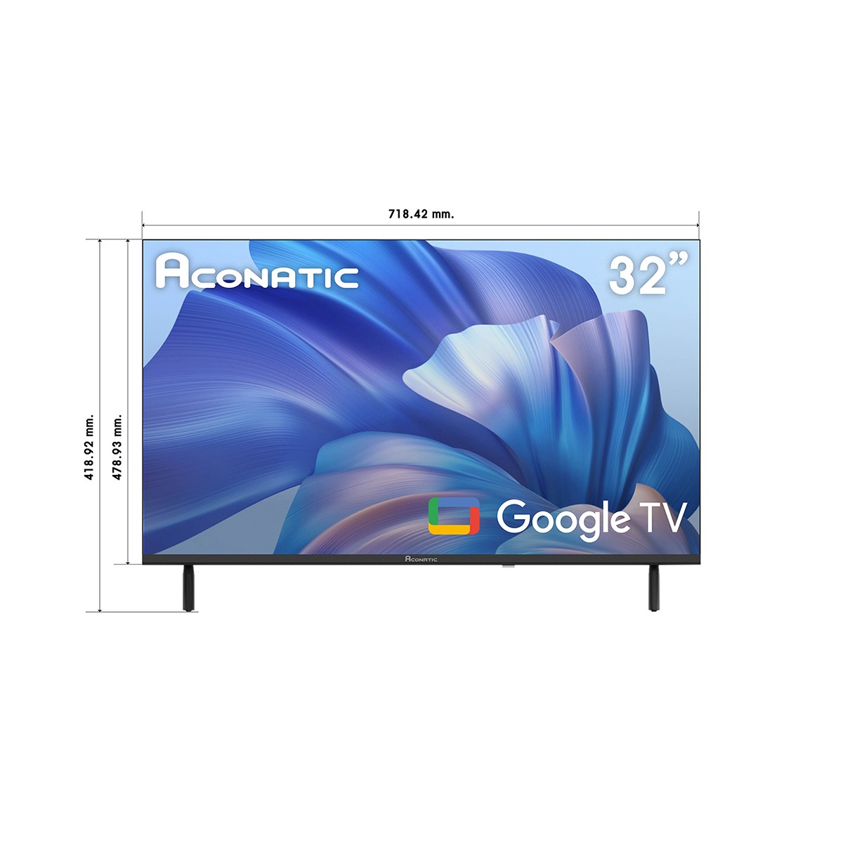 อะโคนาติก กูเกิลทีวี รุ่น 32HS1000AN ขนาด 32 นิ้ว สีดำ_5