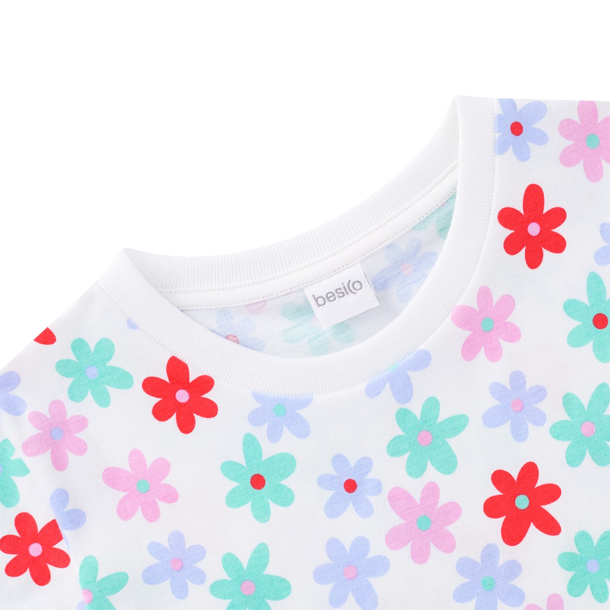 เบสิโค เสื้อยืดเด็กหญิง รุ่น BCAL2503LG008 สีขาว_2
