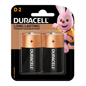 ดูราเซลล์ ถ่านอัลคาไลน์ 1.5V ขนาด D x 2 ก้อน