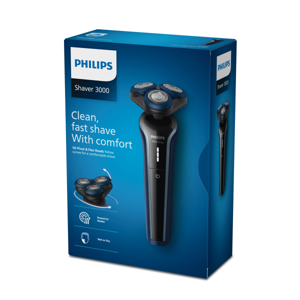 ฟิลิปส์ เครื่องโกนหนวดไฟฟ้า รุ่น S3608/10 สีดำ_thumbnail_1