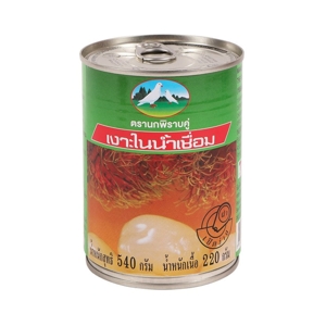 นกพิราบคู่ เงาะในน้ำเชื่อม ขนาด 540 ก.