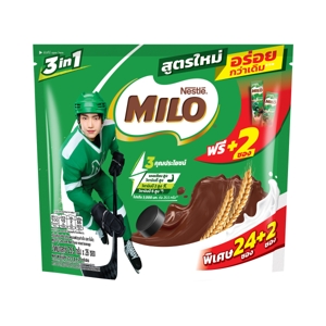 ไมโล เครื่องดื่มรสช็อกโกแลตมอลต์ 3in1 25.5 ก. x 26 ชิ้น