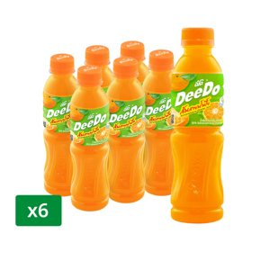 DEEDO 20% Sainampeung Orange Juice 200 ml. Pack 6