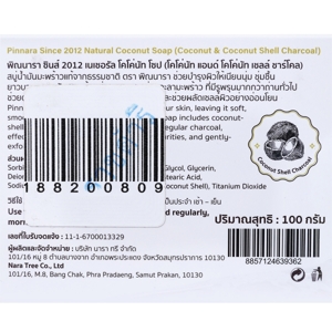 พิณนารา สบู่มะพร้าวถ่าน 100 ก._thumbnail_2