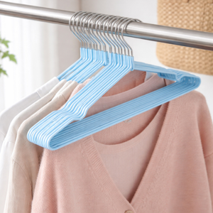 เอ็มบี ไม้แขวนเสื้อซิลิโคน สีฟ้า x 30 ชิ้น_thumbnail_2