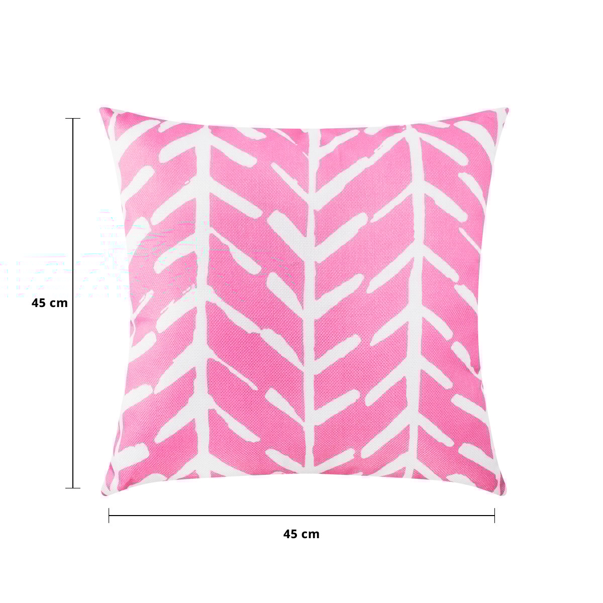 เบสิโค หมอนอิง ลายกราฟิก ขนาด 18 x 18 นิ้ว สีชมพู_3