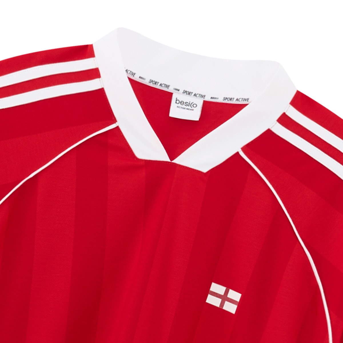 เบสิโค เสื้อกีฬาผู้หญิง สีแดง_2