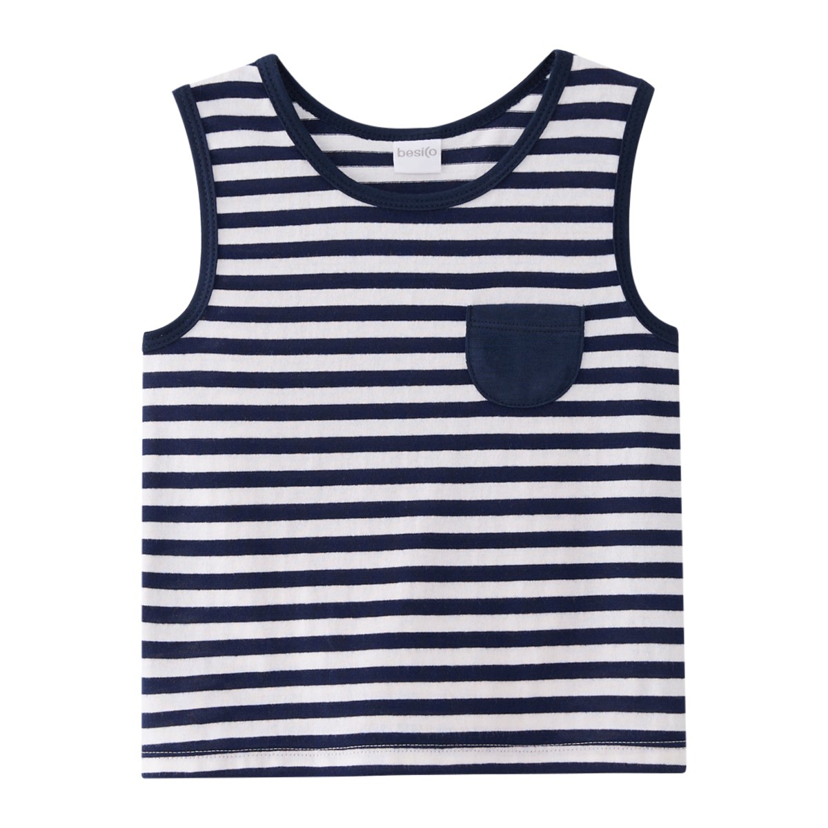เบสิโค เสื้อกล้ามเด็กชาย รุ่น BKAS2509TB05 สีกรมท่า