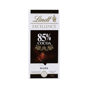 Lindt Excellence Dark Chocolate 85Percent Cocoa 100g.