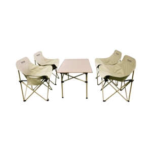 BESICO CM26 4-Seater Table & Chair Set TMTC2605 Beige