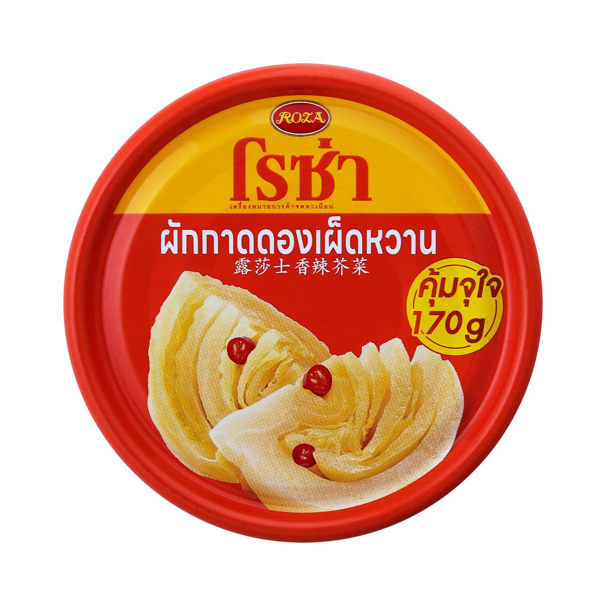 โรซ่า ผักกาดดองเผ็ดหวาน เจ 170 ก._3
