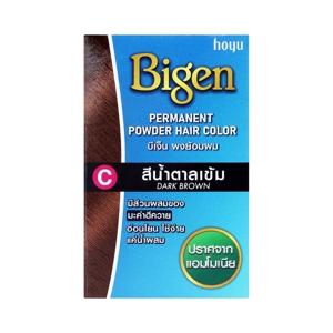 BIGEN Permanent Powder Hair Color C Dark Brown Color 6 g.