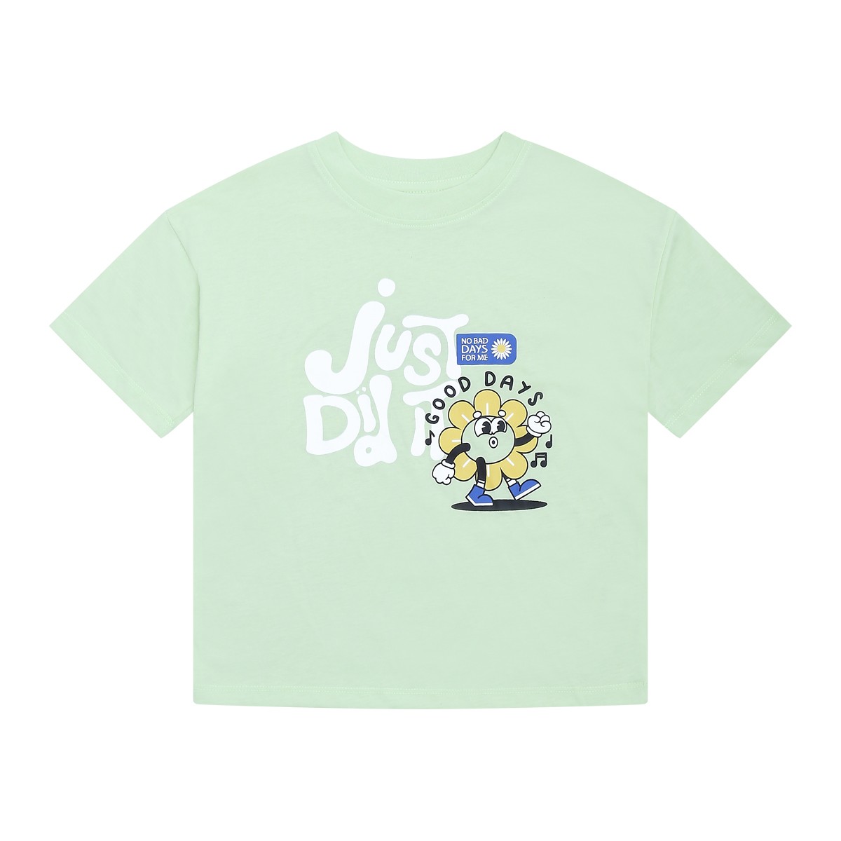 เบสิโค เสื้อยืดคอกลมแขนสั้นพิมพ์ลาย สำหรับเด็กชาย รุ่น FKBN2311LB012 สีเขียว