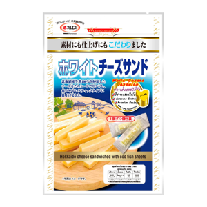 Maruesu White Cheese Sandwich Snack 50g.
