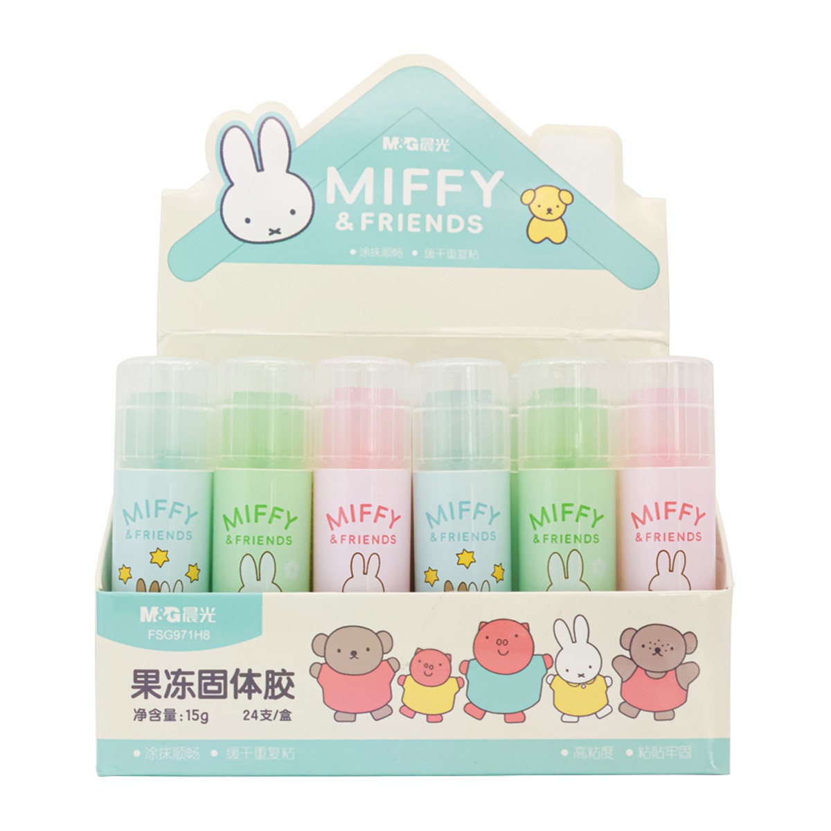 เอ็มแอนด์จี x มิฟฟี่ กาวแท่ง รุ่น FSG971H8 ขนาด 15 ก. คละลาย_2