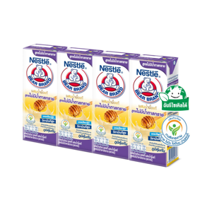 BEAR BRAND Enrich Honey NutriStrong UHT Milk with Authentic Honey 170 ml. X 4 units