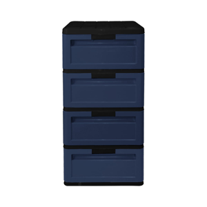BIG C HAPPY PRICE 4 Tier Drawers 1120 Dark Blue