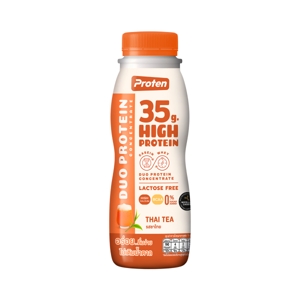 PROTEN Pasteurized Milk Product High Protein Formula Thai Tea Flavoured 350 ml.