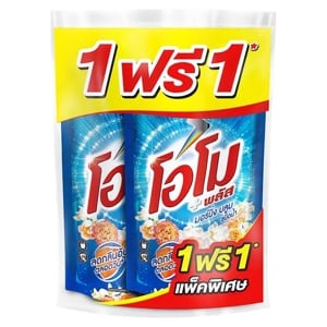 โอโม พลัส ผลิตภัณฑ์ซักผ้าชนิดน้ำ สูตรเข้มข้น กลิ่นมอร์นิ่ง บลูม 700 มล. แพ็ค 2_thumbnail