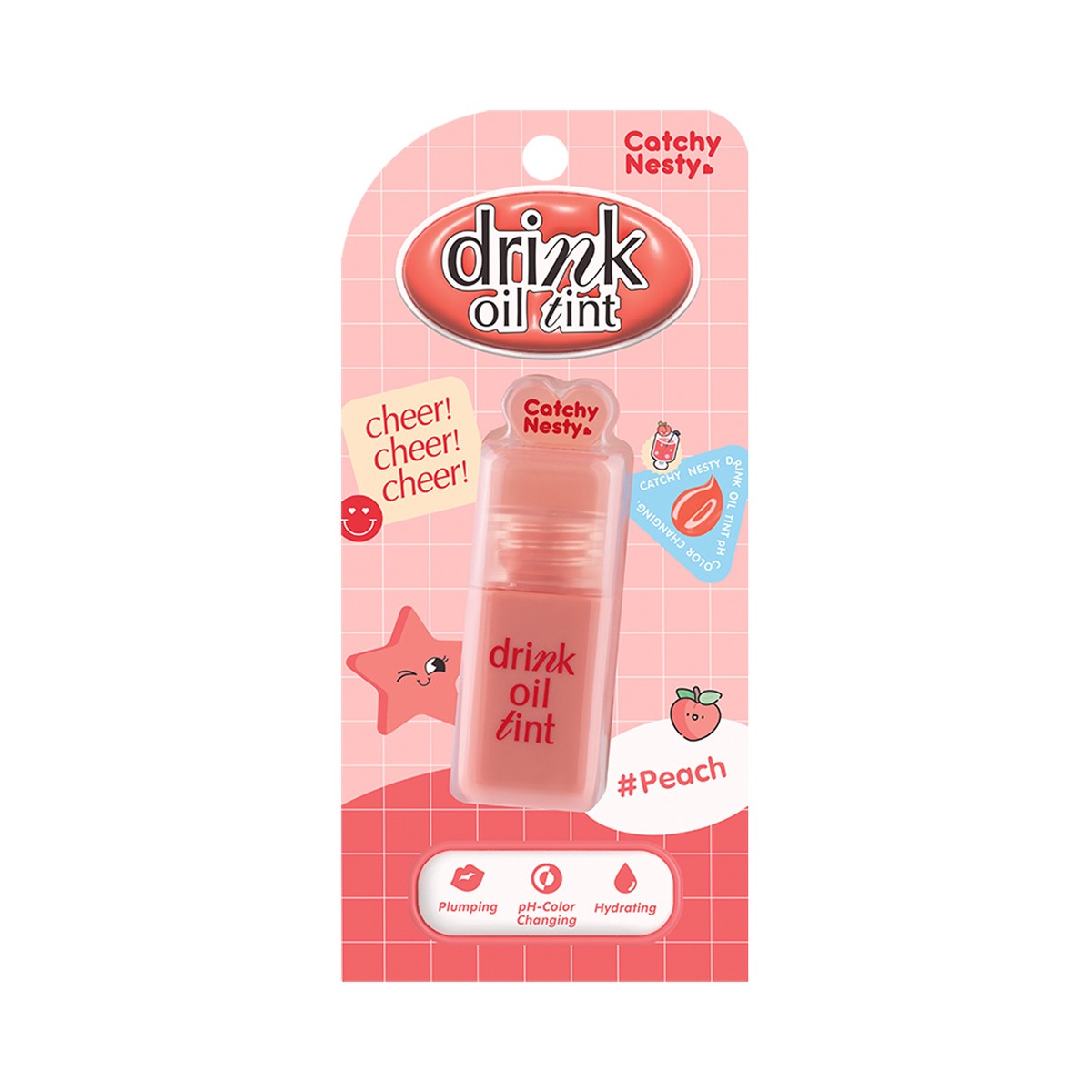 แคชชี่ เนสตี้ ดริ๊งก์ออยล์ทินท์ 3.5 ก. สี Peach