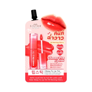 ซิสต้าร์ กลอสซี่ ฟิกซ์ ลิป ทินท์ สี T01 Morning Cherry 2 ก._thumbnail