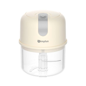 ซิมพลัส เครื่องบดสับอาหารพกพาไฟฟ้า รุ่น DDJR007CW00 สี Cream White