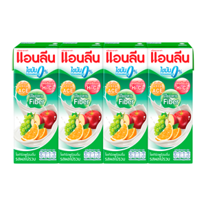 Anlene Drinking Yoghurt UHT Milk Mix Fruit 180ml. Pack 4