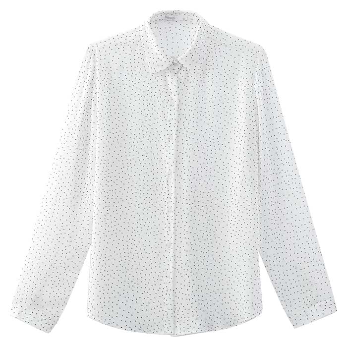 เบสิโค เสื้อเชิ้ตแขนยาวลายจุด รุ่น BSTN2111LW017