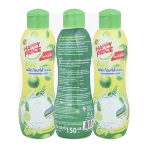 บิ๊กซี แฮปปี้ ไพรซ์ น้ำยาล้างจาาน กลิ่นมะนาว 150 มล. แพ็ค 6_thumbnail_5