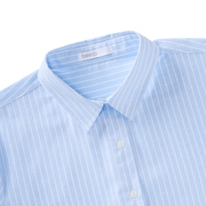 เบสิโค เสื้อเชิ้ตผู้หญิง สีฟ้า_thumbnail_2