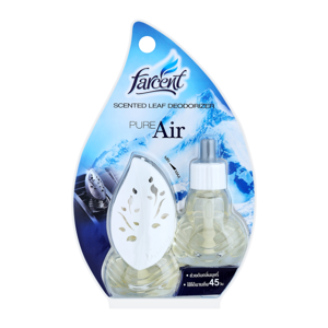 ฟาร์เซ็นท์ น้ำหอมในรถยนต์ ทรงใบไม้ รุ่น FF-4092O กลิ่นเพียวแอร์ 7 มล.