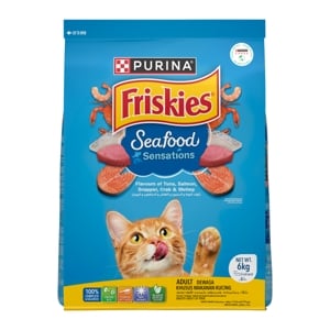 Friskies Cat Food Seafood Sensations 6kg.