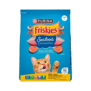 Friskies Cat Food Seafood Sensations 6kg.