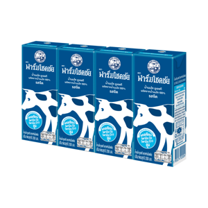 FARM CHOKCHAI Milk Plain 200 ml. x 4 Units
