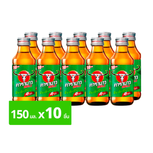 คาราบาวแดง เครื่องดื่มชูกำลัง 150 มล. แพ็ค 10