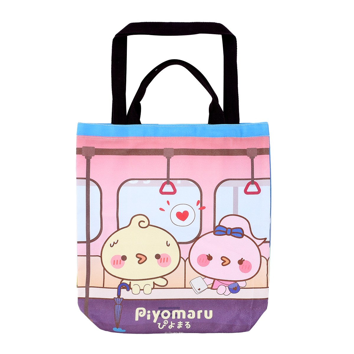 ปิโยมารุ กระเป๋าผ้าถือลายรถไฟฟ้า รุ่น PY804