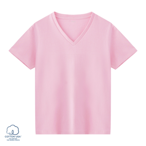 เบสิโค เสื้อยืดคอวีแขนสั้น สำหรับผู้หญิง รุ่น TDNC2306LC005_thumbnail