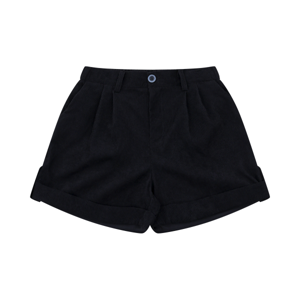 เบสิโค กางเกงลูกฟูกขาสั้น สำหรับผู้หญิง รุ่น FTHI25Q4LC004 สีดำ_thumbnail