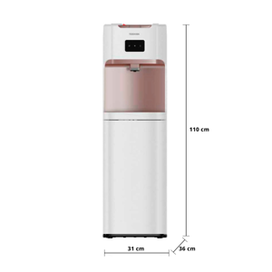 โตชิบา ตู้กดน้ำ ถังล่าง รุ่น RWF-W1668BTH(W) สีขาว_thumbnail_2