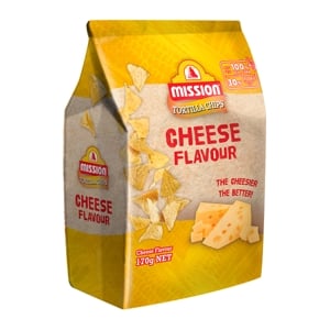 Mission Cheese Flavoured Tortilla Chips 170g