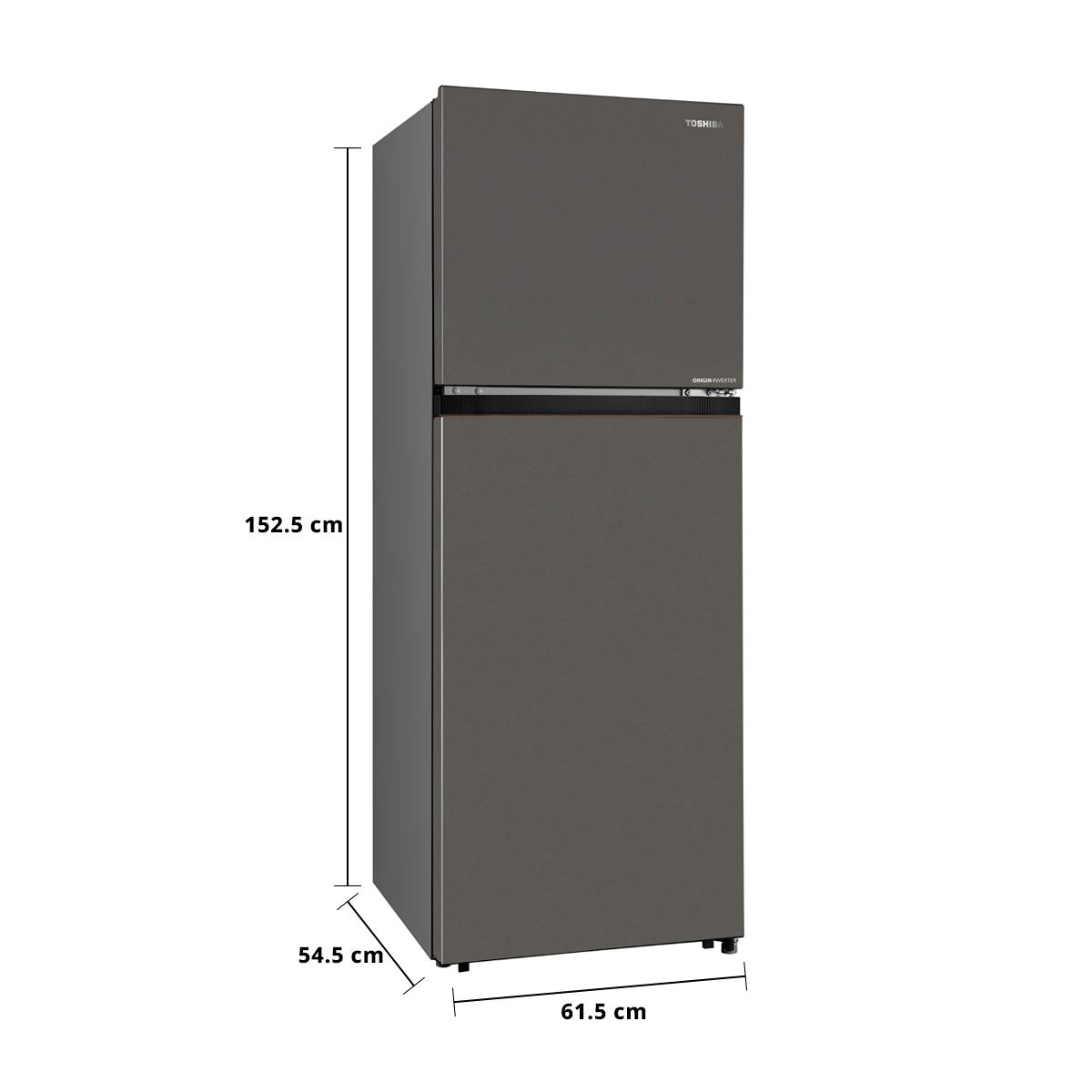 โตชิบา ตู้เย็น 2 ประตู รุ่น GR-RT310WE-PMTH(50) 8.4 คิว สีเงินเข้ม_5
