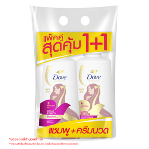 โดฟ อัลตร้าแคร์ แชมพูและครีมนวดผม สำหรับผมยาวมาก 380 มล._thumbnail_1