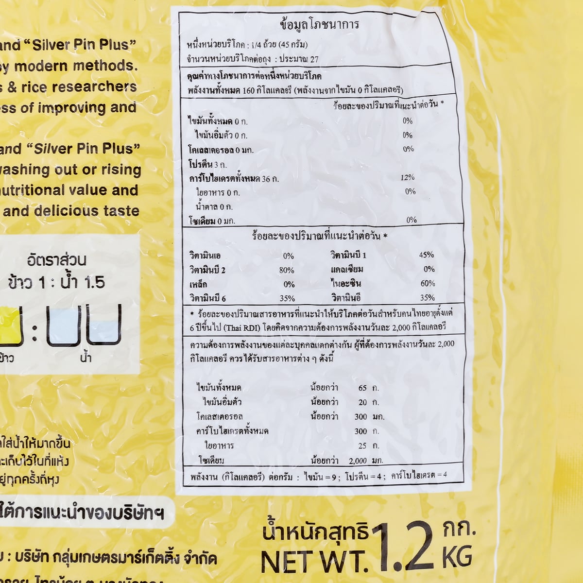 ปิ่นเงิน ข้าวหอมวิตามิน 1.2 กก._2