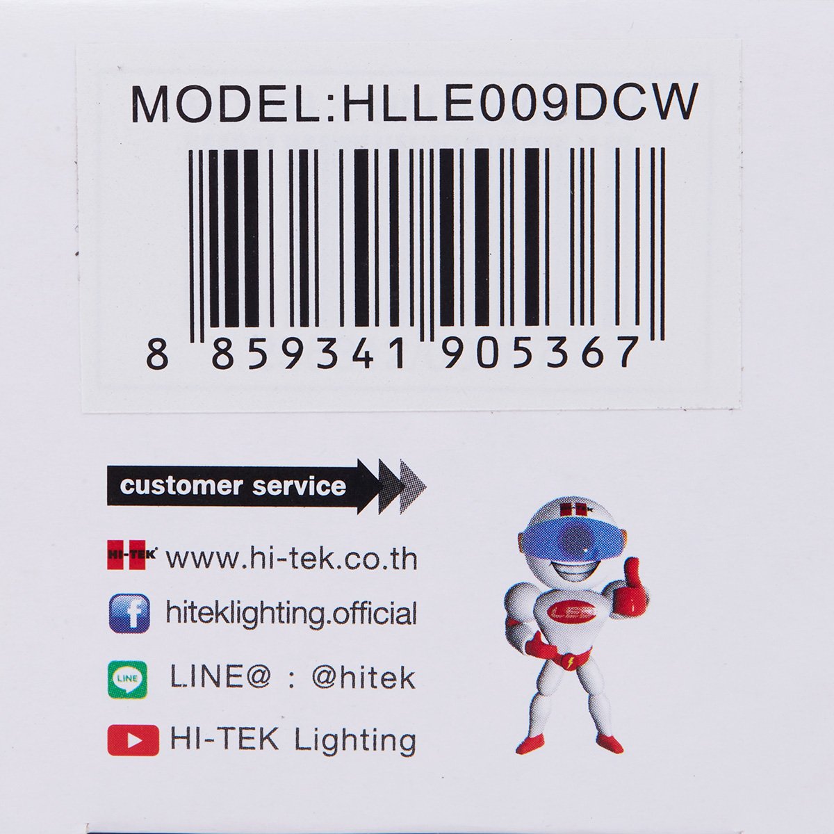 ไฮเทค หลอดไฟ LED อีโค่ซีรีย์ เปลี่ยนสีได้ ขนาด 9 วัตต์_5