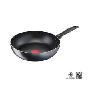 ทีฟาล์ว กระทะทรงลึก Cook & Clean รุ่น B2250495 สีดำ 24 ซม.