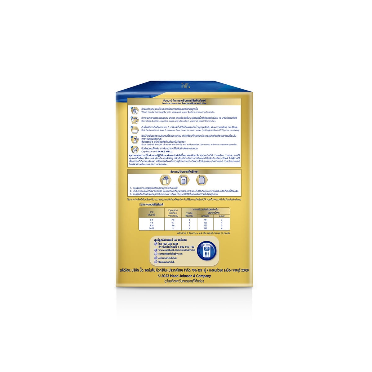 เอนฟาแล็ค เอนฟินิทัส นมผงดัดแปลงสำหรับทารก สูตร 1 ชนิดจืด 2850 ก._3
