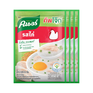 Knorr Cup Jok Instant Porridge Chicken Flavour 32g. Pack 4