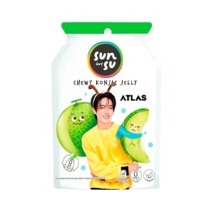 ซันซุ ขนมวุ้นคาราจีแนนสำเร็จรูปผสมบุกผง กลิ่นไอศกรีมเมล่อน 96 ก._thumbnail